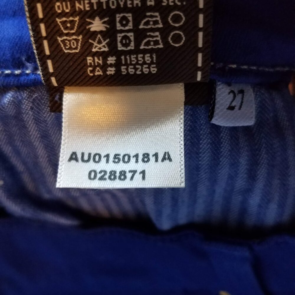 7 for All Mankind Jeans Women's 27 The Skinny Slim Illusion Blue AU0150181A NWT - Picture 12 of 12